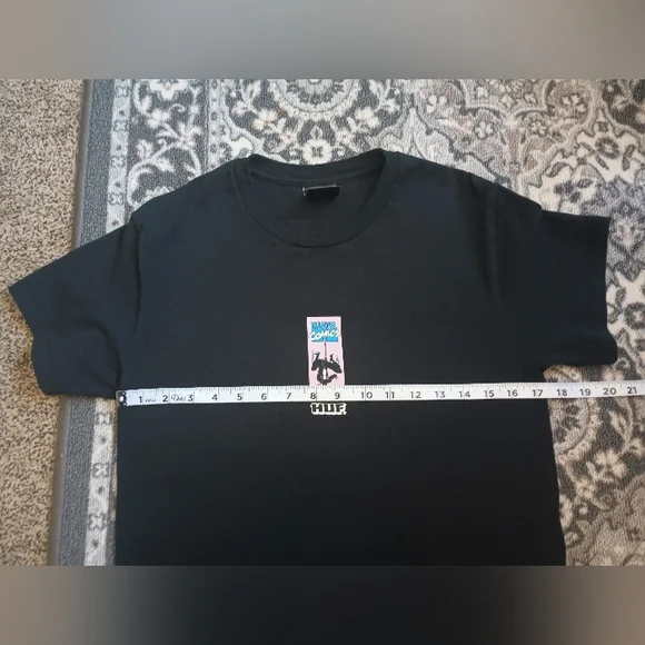 Huf X Marvel Comics Spiderman Graphic T Shirt Adult Small Black Suit Spiderverse - Picture 8 of 9